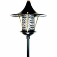 Dabmar Lighting LV-LED106A-B 2.5W & 12V JC-LED Flair Top Pagoda with 0.5 in. NPT Base - Black