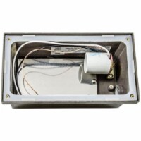 Dabmar Lighting FG-LED2020-W 5W & 85-264V PL-LED Fiberglass Recessed Lens Step Light - White
