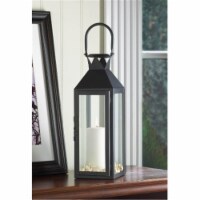 Zingz & Thingz 57071043 Black Manhatten Candle Lantern, 1