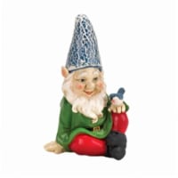 Eastwind Gifts 10016215 Cheery Gnome Solar Garden Statue