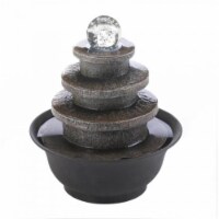 Cascading Fountains 10019068 Tiered Round Tabletop Fountain, Blue