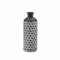 Zingz & Thingz Nikki Chu Mazara Ceramic Vase in Black and White