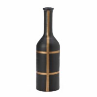 Zingz & Thingz Nikki Chu Iberia Ceramic Vase in Black and Gold