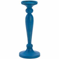 Zingz & Thingz Nikki Chu Cadiz Wooden Artisan Candleholder in Blue