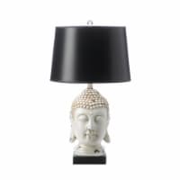 Zingz & Thingz Nikki Chu Laos Plastic Buddha Table Lamp in Black
