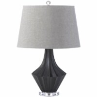 Zingz & Thingz Nikki Chu Mason Black and Gray Table Lamp in Black
