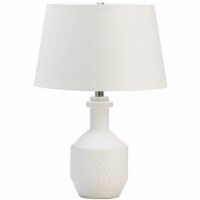 Zingz & Thingz Nikki Chu Ceramic Base Table Lamp in White