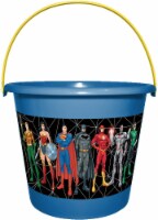 Warner Brothers Justice League Jumbo Easter Bucket - Blue/Black Perspective: Main