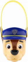 Nick Jr. Paw Patrol Chase Plastic Easter Basket - Blue/Tan - 6.2 x 6.2 x 7.1 Inch Perspective: Main