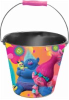 DreamWorks Trolls Tin Easter Basket - Pink - 8 x 8 x 6.6 Inch Perspective: Main