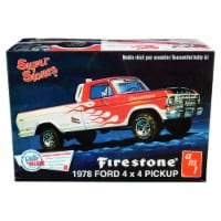 AMT AMT858 Skill 2 Model Kit 1978 Ford 4 x 4 in. Pickup Truck Firestone Super Stones 1 by 25