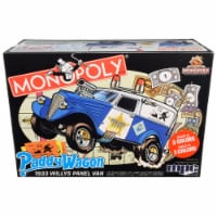 MPC MPC924M Skill 2 Snap Model Kit 1933 Willys Panel Paddy Wagon Police Van Monopoly 85th Ann