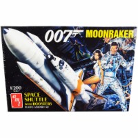 AMT AMT1208 Skill 2 Model Kit Space Shuttle with Boosters Moonraker 1979 Movie James Bond 007
