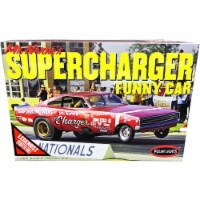 Polar Lights POL989 1-25 Scale Skill 2 Model Kit - 1969 Dodge Charger Mr. Norms Supercharger