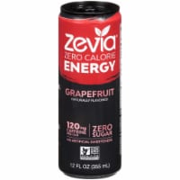 Zevia Zero Calorie Grapefruit Energy Drink
