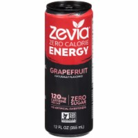Zevia Zero Calorie Grapefruit Energy Drink Perspective: Main