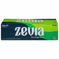 Zevia® Zero Sugar Ginger Ale Soda Cans