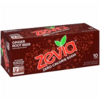 Zevia Ginger Root Beer Zero Calorie Soda