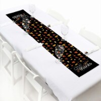 Big Dot of Happiness Give Thanks - Petite Thanksgiving Dinner Paper Table Runner - 12 x 60 in