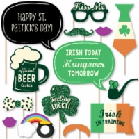 Big Dot of Happiness St. Patrick's Day - Saint Patty's Day Photo Booth Props Kit - 20 Count
