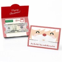 Big Dot of Happiness Jolly Santa Claus - Holiday & Christmas Money & Gift Card Holders - 8 Ct