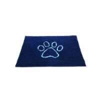 Dog Gone Smart 855103 31 x 20 in. Dirty Dog Doormat, Bermuda Blue & Light Blue - Medium
