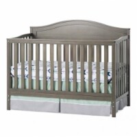 Child Craft F32701.48 4.75 x 38.625 x 58.5 in. Sidney 4-in-1 Convertible Crib, Dapper Gray