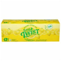 Nature's Twist Lemonade Caffeine Free Drink Cans Perspective: Main