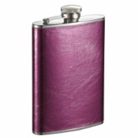 Visol VF1175NP Lydia Hot Pink Liquor Flask - 6 oz