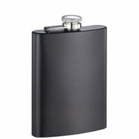 Visol VF1352 Raven 9 oz Black Matte Liquor Flask