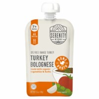 Serenity Kids Turkey Bolognese with Bone Broth, Organic Vegetables & Herbs Pouch, 3.5oz Perspective: Main