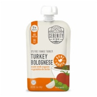 Serenity Kids Turkey Bolognese with Bone Broth, Organic Vegetables & Herbs Pouch, 3.5oz Perspective: Main