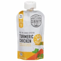 Serenity Kids Turmeric Chicken with Organic Vegetables, Herbs & Bone Broth Baby Food Pouch Perspective: Main