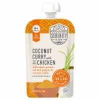 Serenity Kids Coconut Curry Chicken with Organic Vegetables Pouch, 3.5oz Perspective: Main