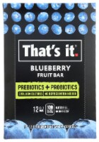That's It Prebiotics + Probiotics Blueberry Fruit Bars