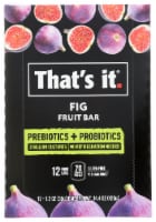 That's It Prebiotics + Probiotics Fig Fruit Bars
