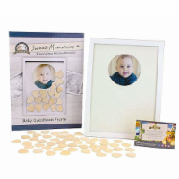 Wooden Heart Baby Shower Guest Book