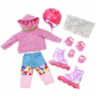 Playtime by Eimmie "This is How I Roll" Rollerskate Outfit for 18 Inch Dolls