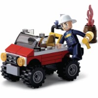 Sluban Kids SLU08601 Fire Jeep Building Blocks 58 Pcs set Building Toy Fire Vehicle