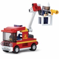 Sluban Kids SLU08602 Fire Truck Bucket Truck Building Blocks 82 Pcs set Building Toy Fire