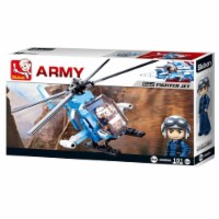 Sluban Kids SLU08617 Army Helicopter Fighter Jet Building Blocks 101 Pcs set Building Toy