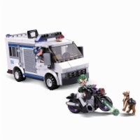 Sluban Kids SLU08628 Police Prisoner Transporter K9 Unit with Motorcycle Building Blocks 117