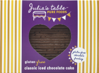 Julia's Table Gluten Free Sheetcake - Iced Chocolate Perspective: Main