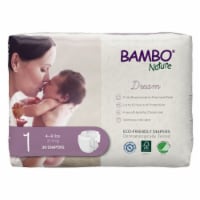 Bambo Nature Baby Baby Diaper Size 1, 4 to 9 lbs. 1000016923, 216 Ct