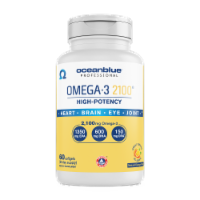 Oceanblue® High Potency Natural Orange Flavor Omega-3 2100® Soft Gels 2100mg