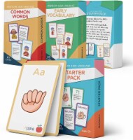 Hubble Bubble Kids ASL Flash Cards 180 pcs for Babies, Toddlers & Kids