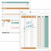 Hubble Bubble Kids Baby Feeding & Diaper Tracker Posters - 2 Dry Erase 12x17in USA Made