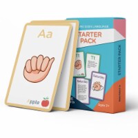 Hubble Bubble Kids ASL Flash Cards - 56 Cards for Kids, Babies & Toddlers