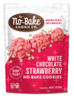 The No-Bake Cookie Co.™  Gluten-Free White Chocolate Strawberry No Bake Cookies Perspective: Main