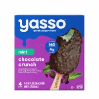 Yasso Frozen Greek Yogurt Mint Chocolate Crunch Bars Perspective: Main